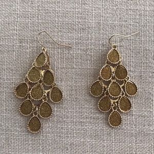 Gold earrings